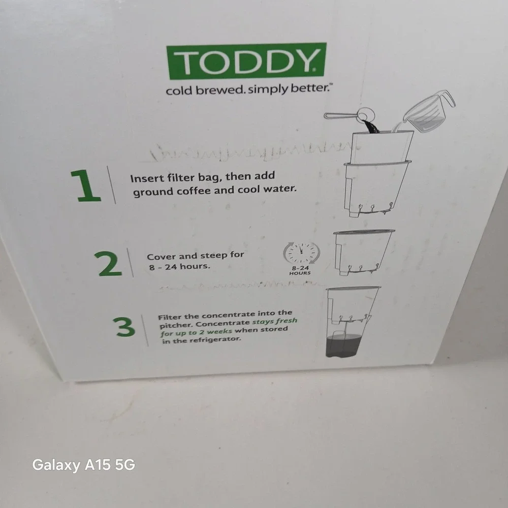 Toddy Essential Brewer Cold Brew Coffee Maker Open Box